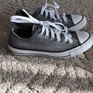 Gray/Silver Converse